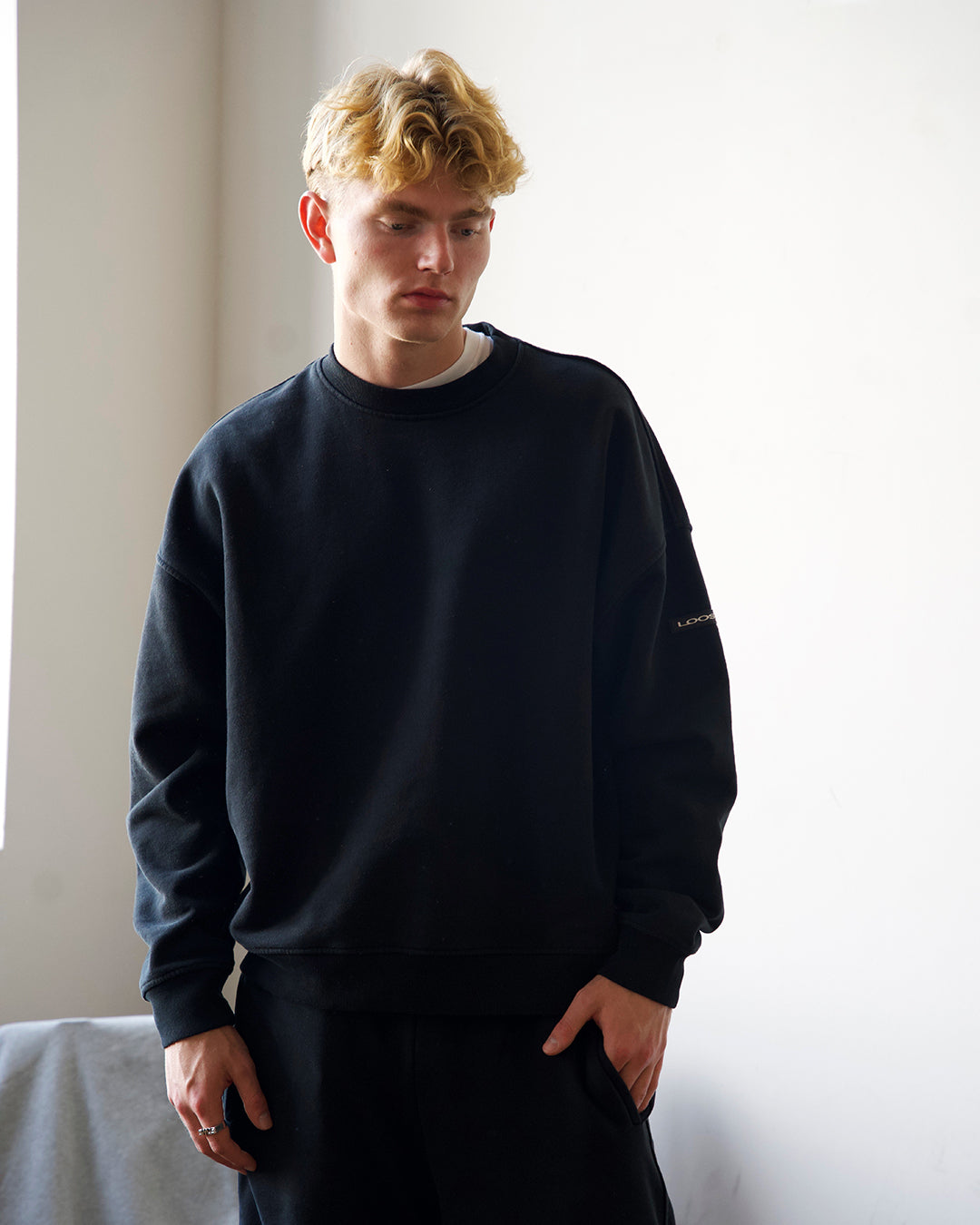 COZY SWEATER - WASHED BLACK