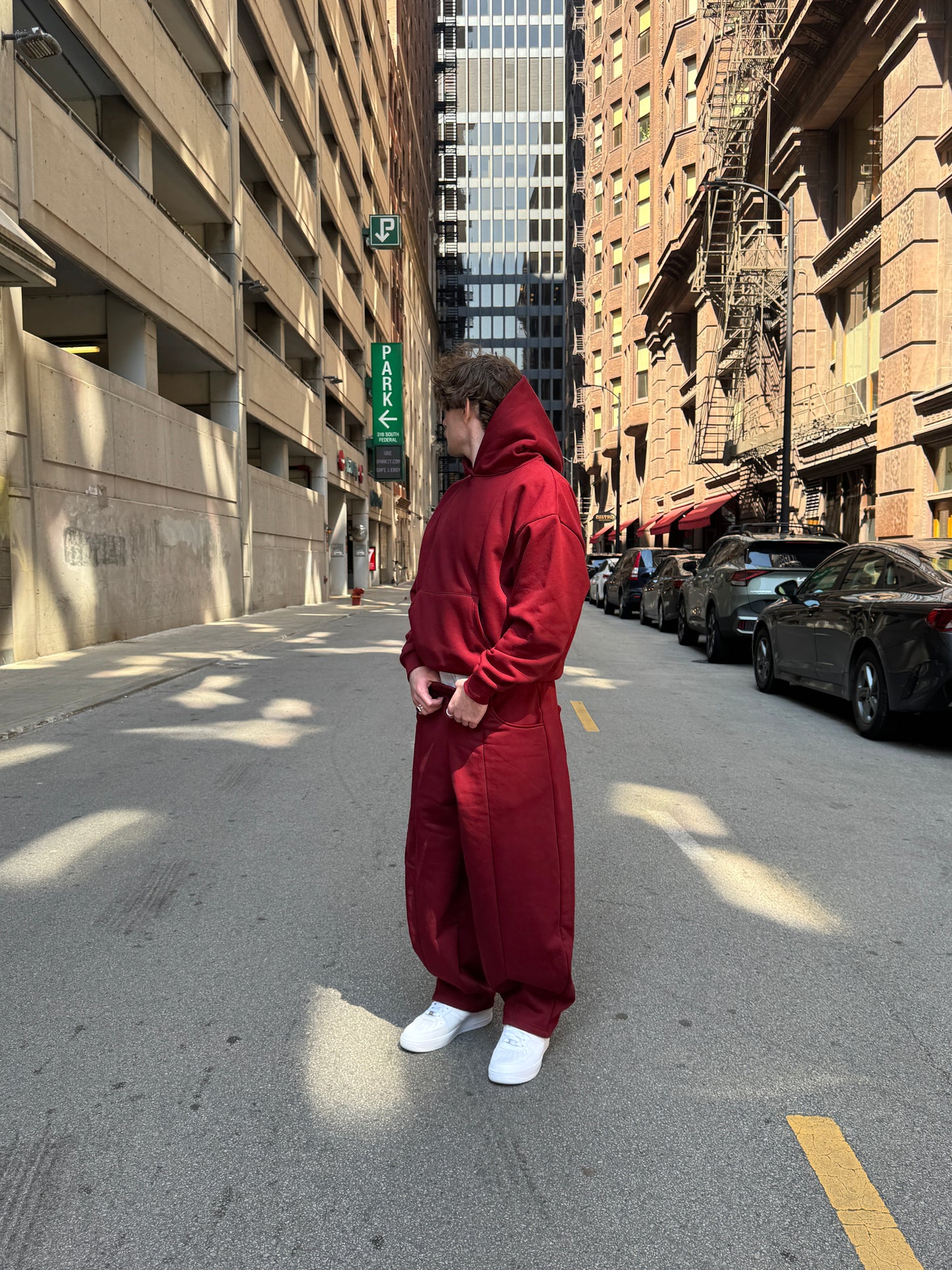 COMFY SWEATS - WINE RED