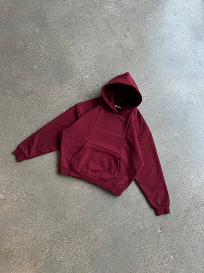 COMFY HOODIE - WINE RED
