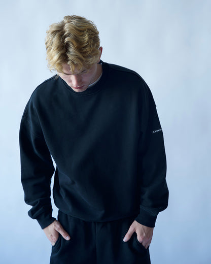 COZY SWEATER - WASHED BLACK