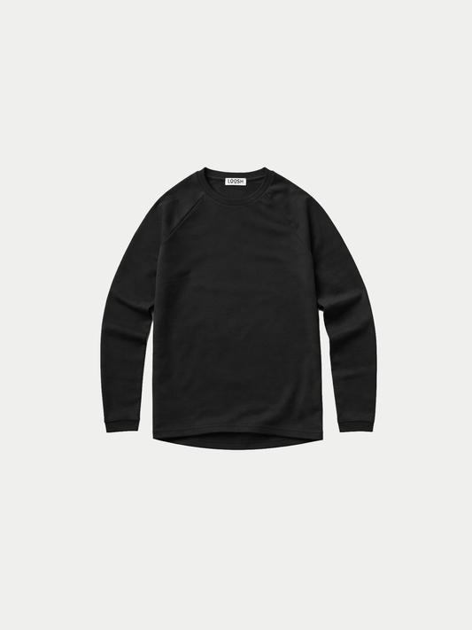 FITTED LONG SLEEVE - BLACK