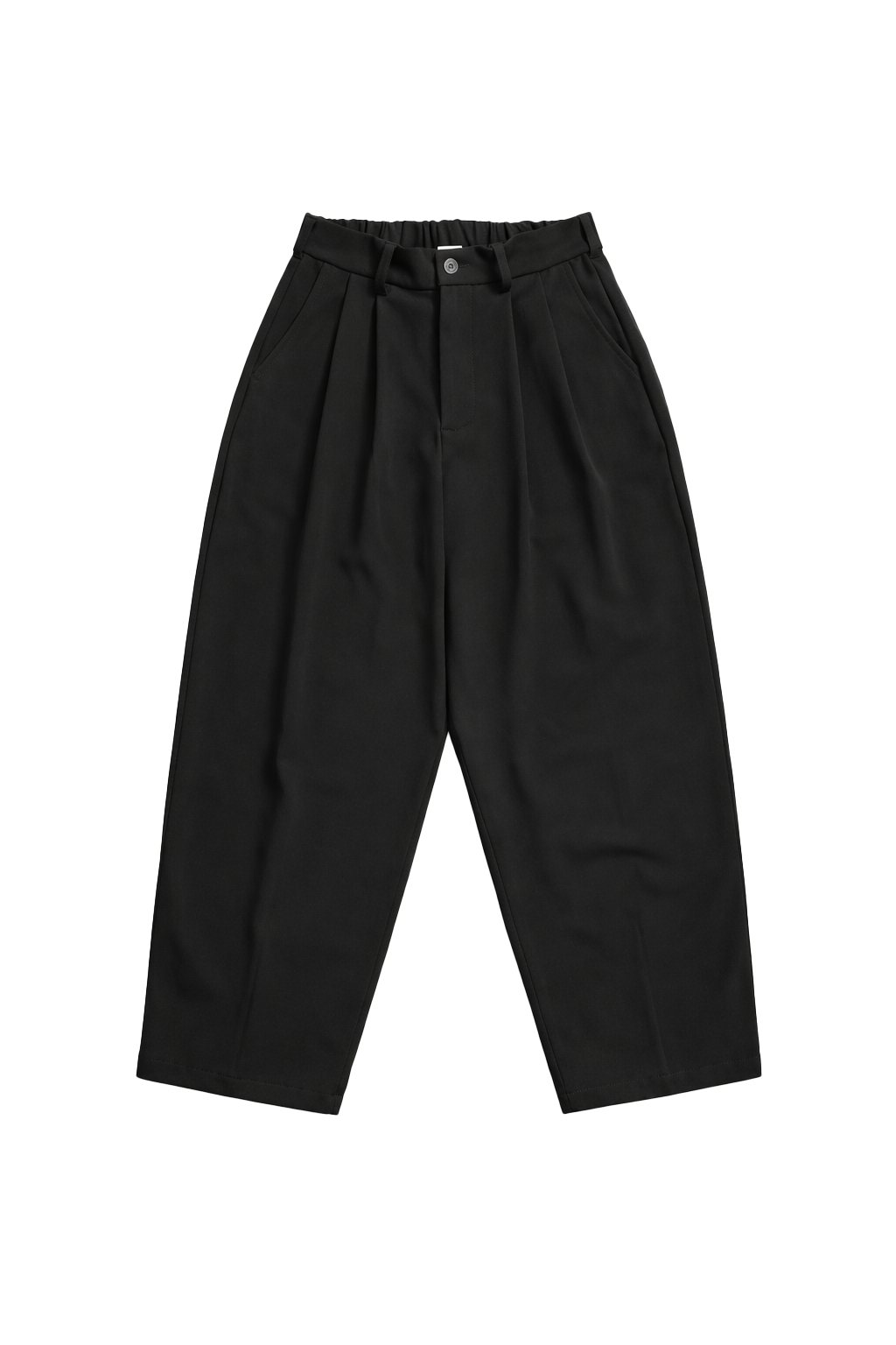 PLEATED PANTS - BLACK