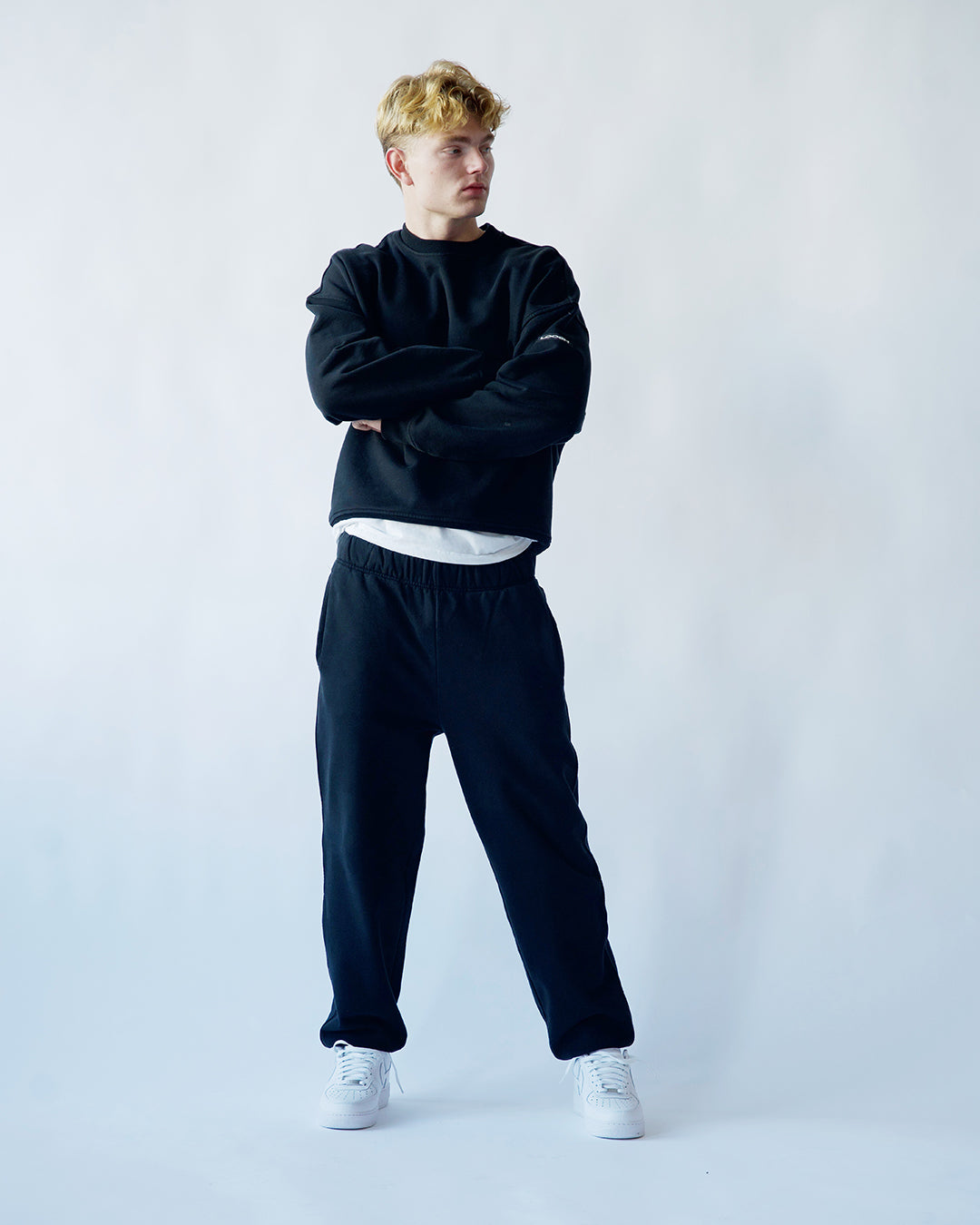 COZY SWEATPANTS - WASHED BLACK