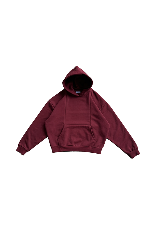 COMFY HOODIE - WINE RED