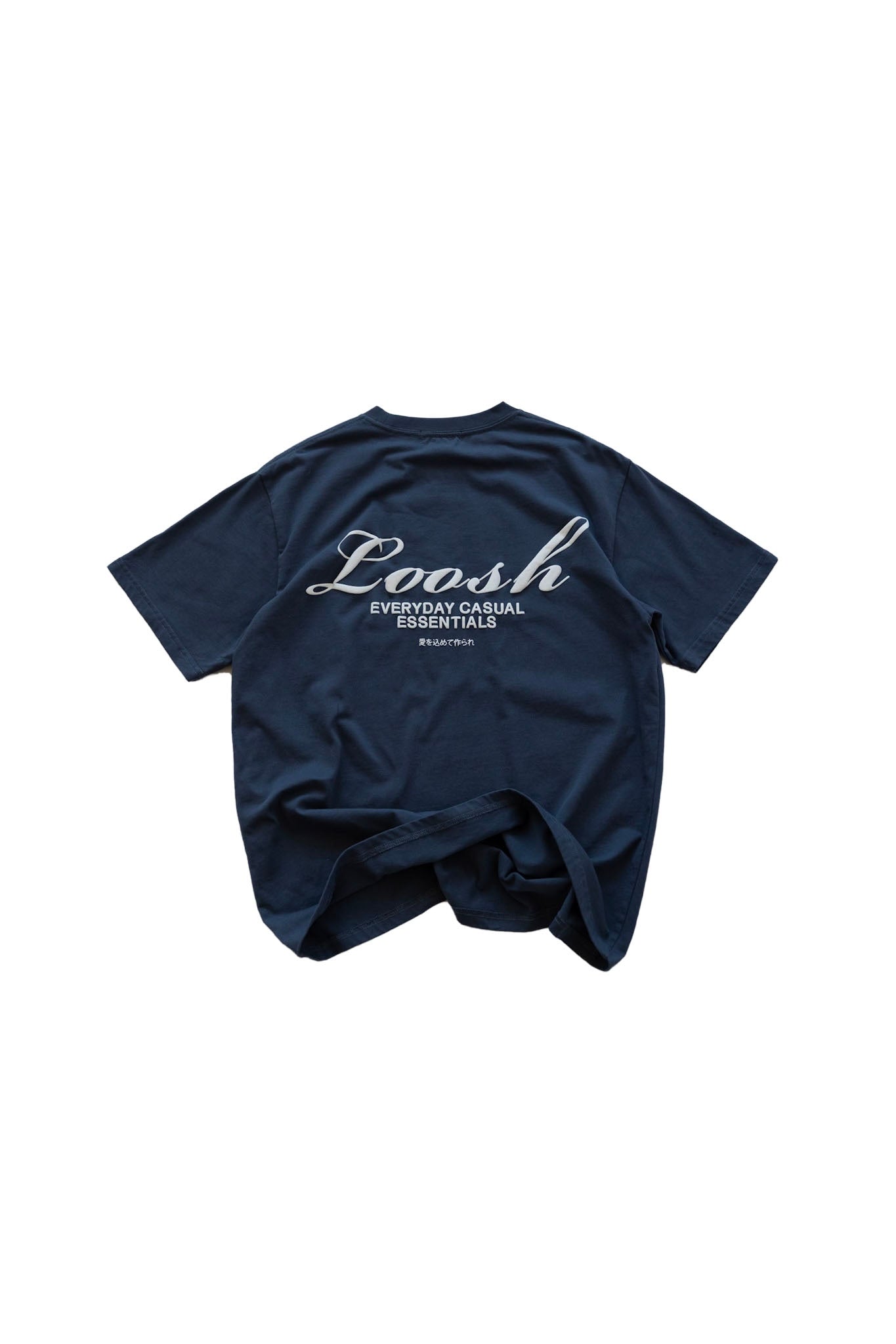 Washed Navy Blue Tee