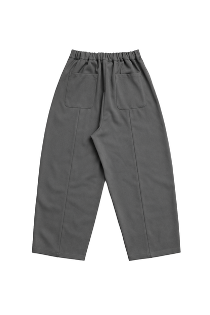 PLEATED PANTS - GREY