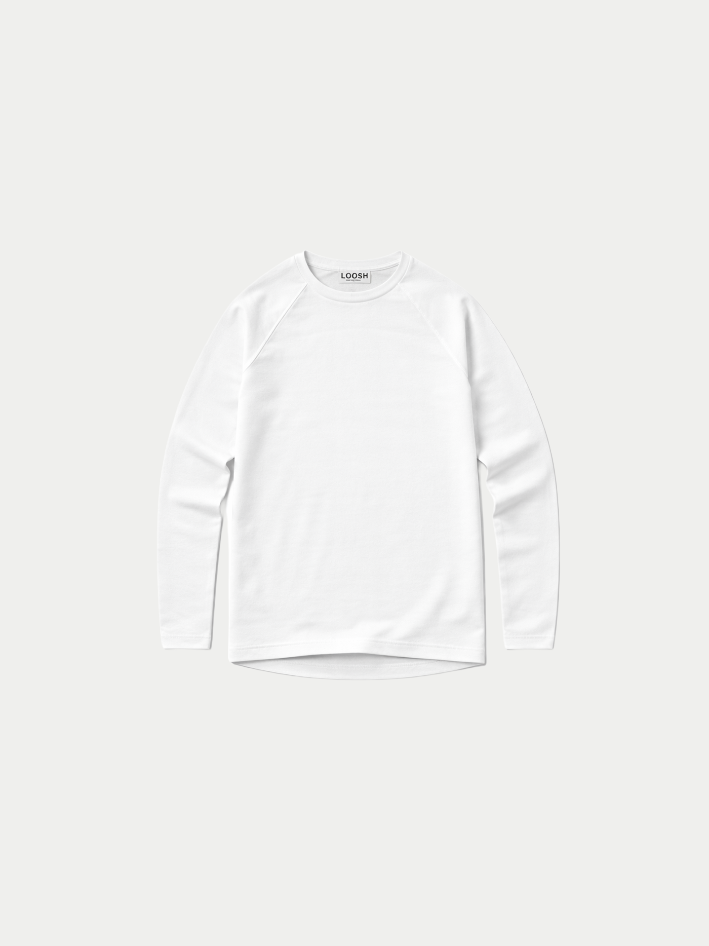 FITTED LONG SLEEVE - WHITE