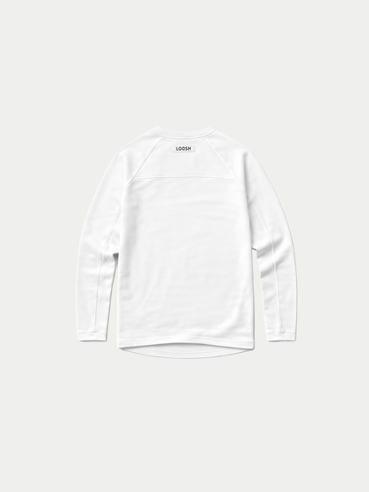 FITTED LONG SLEEVE - WHITE